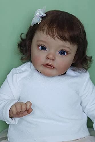 Realistic Reborn Toddler Girl Doll 24 Inches Soft Silicone