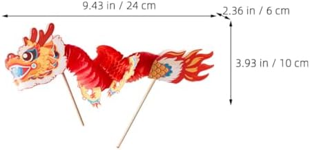 Vaguelly 1Set Paper Dragon Craft Kit for Kids
