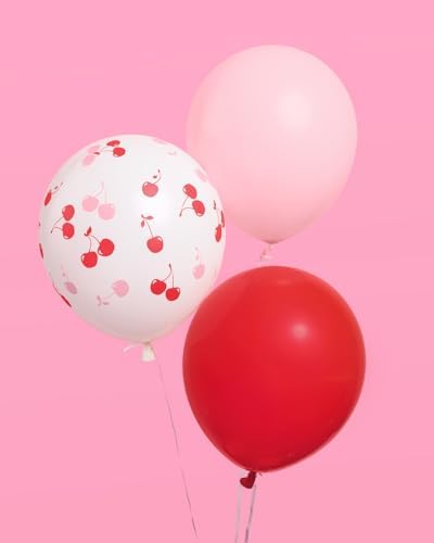 Xo Fetti Red Pink Cherry Balloons 24 pk 12
