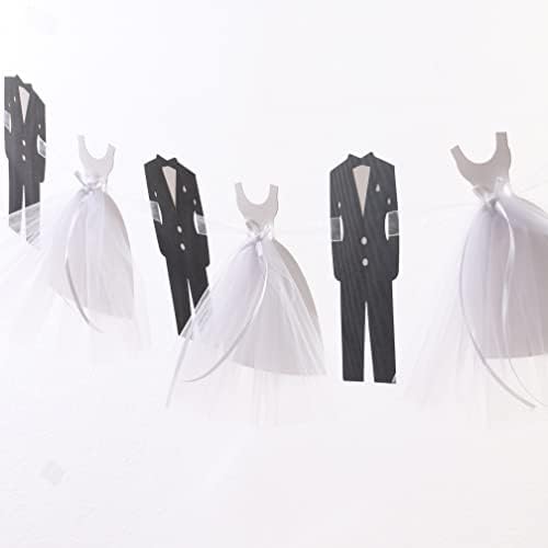 Bridal Shower Banner Decorations for Bride and Groom