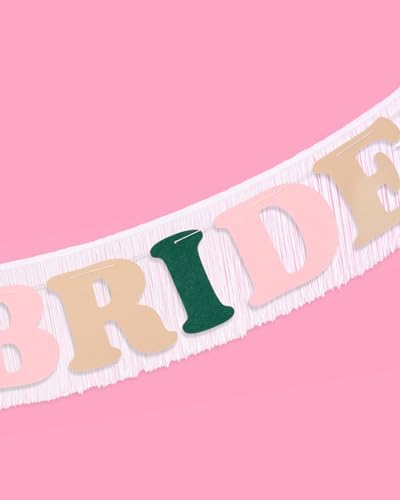 Xo Fetti Camp Bride Fringe Banner - 5 Ft