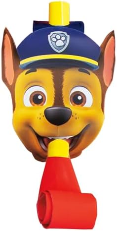 Unique Paw Patrol Party Favors - 16 Goodie Bags and 16 Blowouts