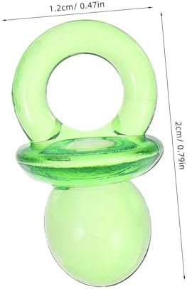 UPKOCH 2 Pack Mini Pacifier Decor Prank Shower Favors
