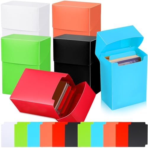 Frienda 6 Pcs TCG Deck Box with 12 Dividers