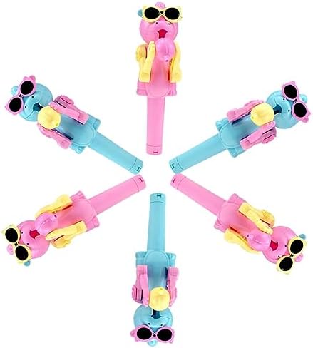 6Pcs Lollipop Robot Holder Fun Storage Gag Toy