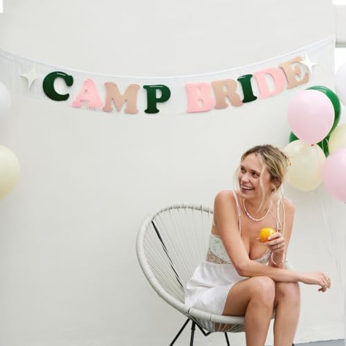 Xo Fetti Camp Bride Fringe Banner - 5 Ft