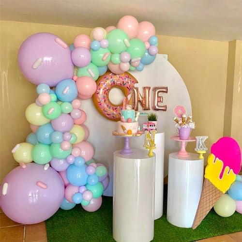 Pastel Donut Balloon Arch Garland Kit