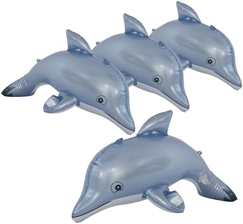 Jet Creations Inflatable Aquatic Animals 4pc Pack