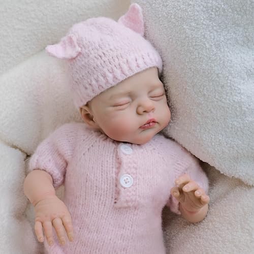 RXDOLL Realistic 18 Inch Baby Doll with Soft Cloth Body