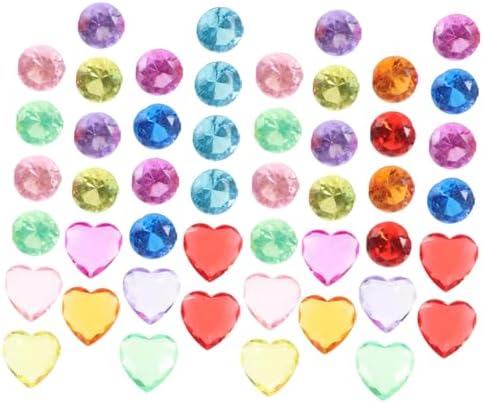1set Plastic Diamond Gems for Pirate Treasure Hunt Party Favors