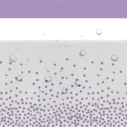 White and Purple Party Decor Tablecloth Set of 3