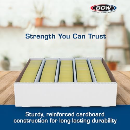 BCW 5000ct Trading Card Storage Boxes 5 Pack