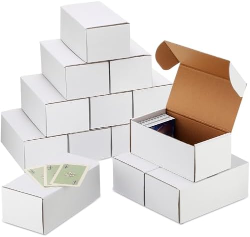 Yexiya 400 Count Card Storage Box 10 Pcs