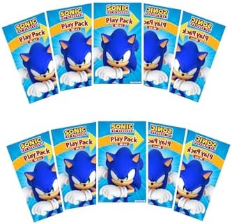 Bendon Sonic the Hedgehog Play Packs 10 Pack