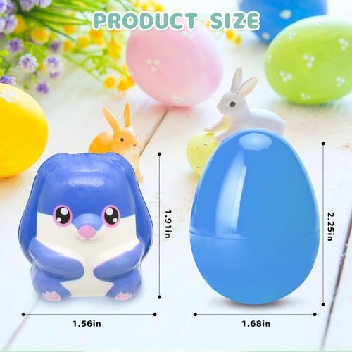 Slow Rising Squishy Toys 10PCS Mini Animal Easter Eggs