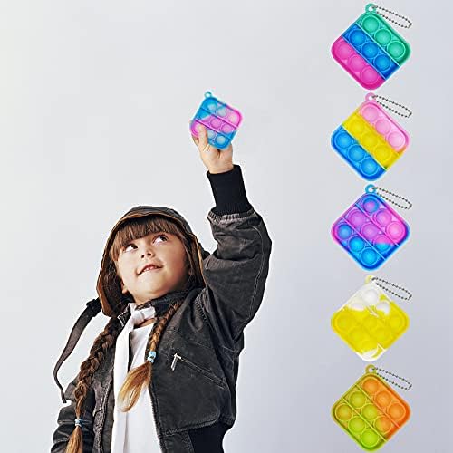 120 Pcs Mini Pop Bubble Fidget Toys Set
