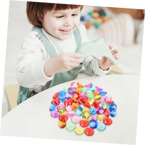 1 Set Plastic Gemstones for Decorations and Party Supplies
