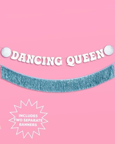 Xo Fetti Dancing Queen Fringe Banner - 5 Ft