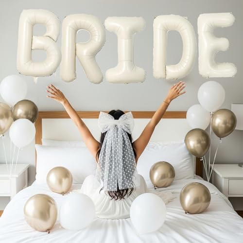 40 Inch Bride Balloons Set for Wedding Decor