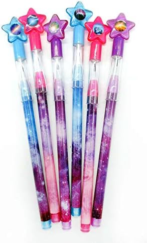 Tiny Mills 24 Pcs Galaxy Outer Space Stackable Pencil with Eraser