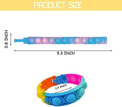 60 Pcs Pop Bubble Fidget Toy for Stress Relief