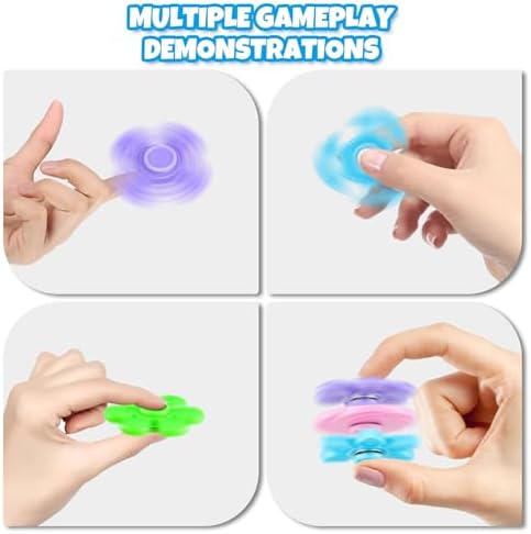 Nicknack 60PCS Fidget Spinners Bulk Toys for Kids and Adults