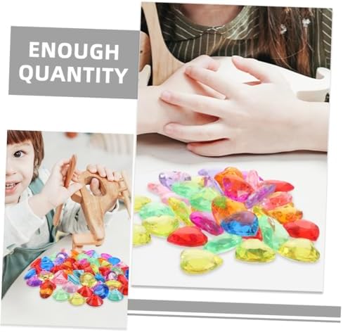 1 Set Plastic Gemstones for Decorations and Party Supplies