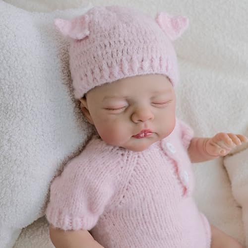 RXDOLL Realistic 18 Inch Baby Doll with Soft Cloth Body