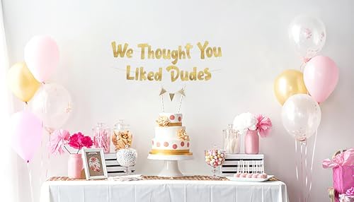 Funny Bachelor Party Gold Glitter Banner