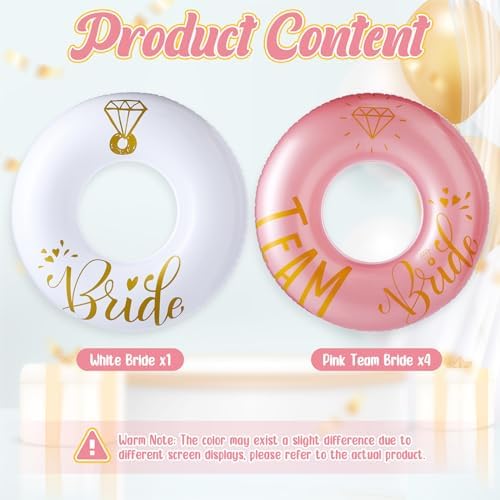 5 Pcs Bride Pool Float Funny Bachelorette Decorations