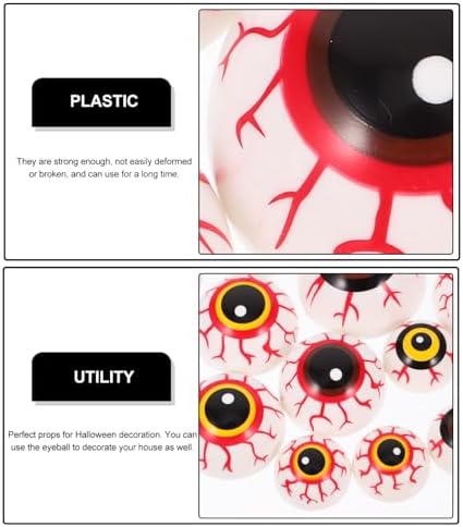 GLEAVI 36pcs Halloween Fake Eyeballs