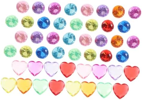 1 Set Plastic Gemstones for Decorations and Party Supplies