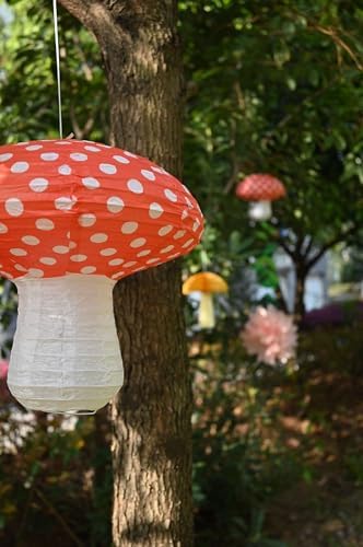 Mushroom and Flower Party Decor Set