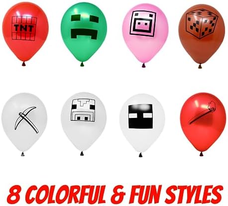Blue Orchards Mining Fun Balloons 48-Pack 10 Inches