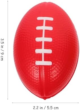 Didiseaon 6pcs Mini Rugby Football Stress Balls