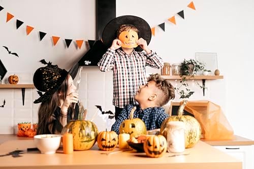 4Pcs Wizard Themed Tablecloth for Birthday Halloween Decor