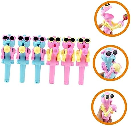 Milisten 6pcs Cartoon Robot Lollipop Holder