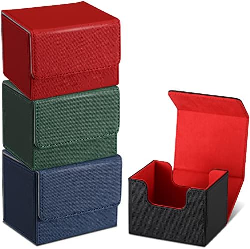 Yookeer 4 Piece Card Deck Storage Box Set