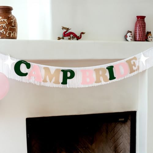 Xo Fetti Camp Bride Fringe Banner - 5 Ft