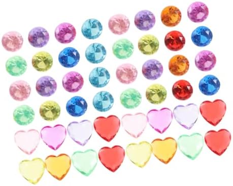 1set Plastic Diamond Gems for Pirate Treasure Hunt Party Favors
