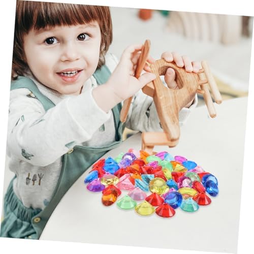 1set Plastic Diamond Gems for Pirate Treasure Hunt Party Favors