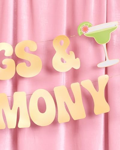 XO Fetti Margs Matrimony Gold Foil Banner 5 Ft
