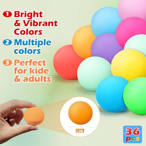 36Pcs Stress Balls Set for Adults and Kids