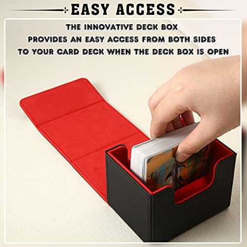 Yookeer 4 Piece Card Deck Storage Box Set