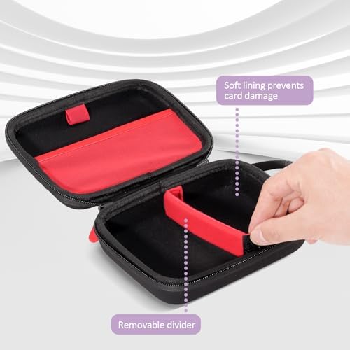 ProCase Hard Card Game Carrying Case - Black