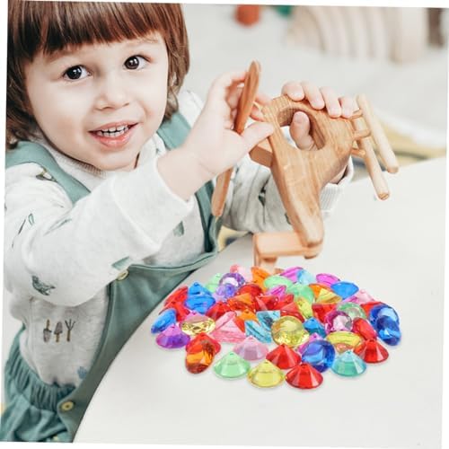1 Set Plastic Gemstones for Decorations and Party Supplies