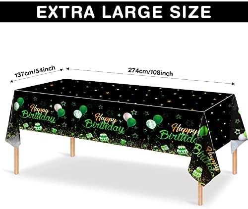 Breling 3 Pack Starry Confetti Tablecloths