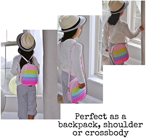 Pop Fidget Backpack Set for Girls and Teens