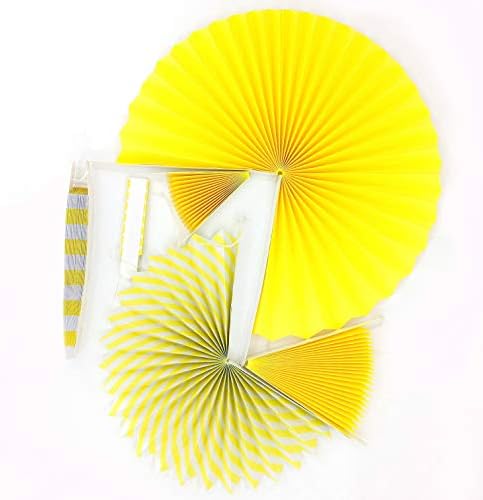 Yellow Bee Party Hanging Decorations 12pc