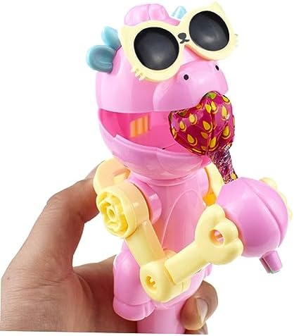 6Pcs Lollipop Robot Holder Fun Storage Gag Toy